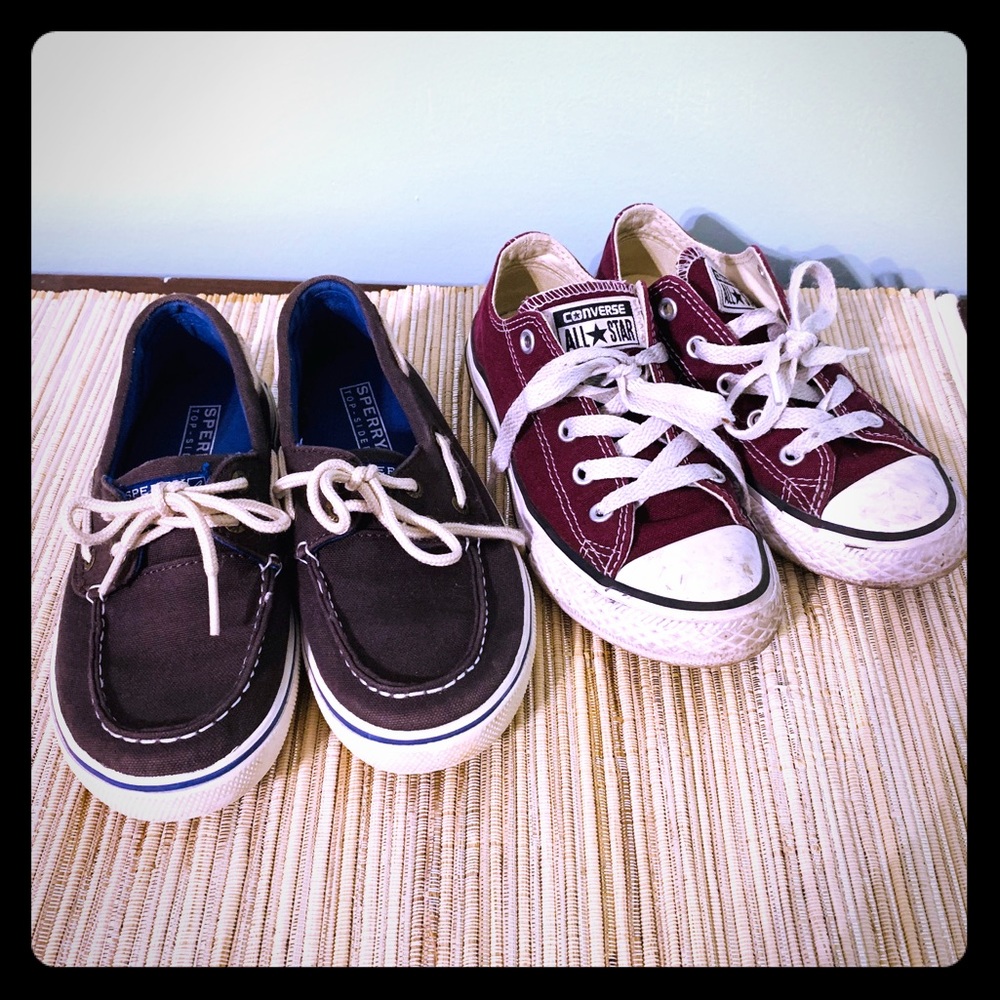 Boys Converse & Sperrys